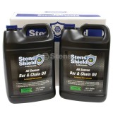 Stens Shield Bar and Chain Oil / All season formula, Four 1 gallon bottles